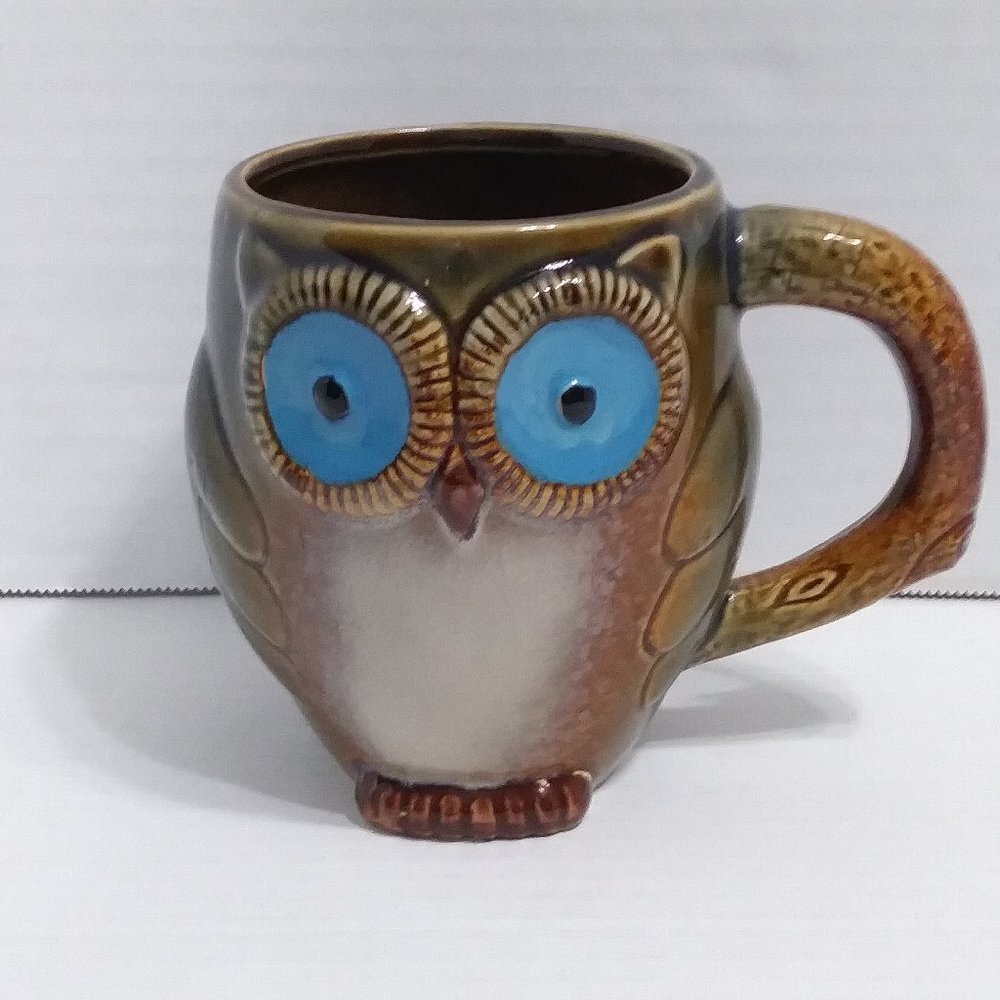 Pacifica Home Owl Ceramic Coffee Mug
